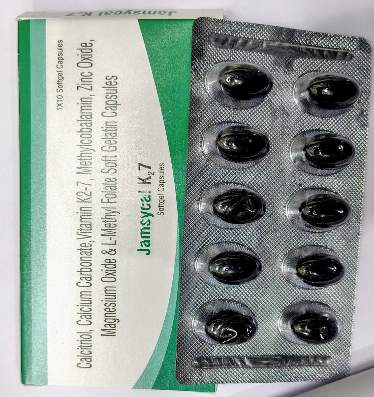 Jamsycal K27 Softgel Capsule – Calcium, Vitamin K2-7 & Bone Health Supplement